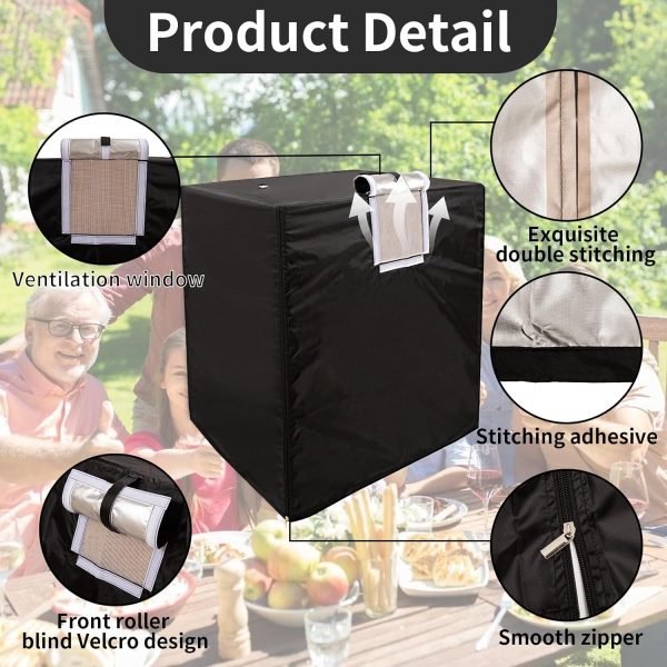 SEJGGKQ Rack Cover Waterproof Oxford Fabric Kitchen Storage-1