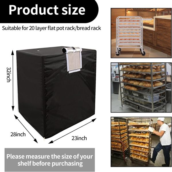 SEJGGKQ Rack Cover Waterproof Oxford Fabric Kitchen Storage-3