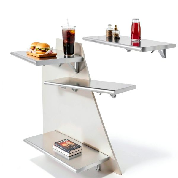 Sidasu Folding Shelf Stainless Steel Window Mount Utility-6