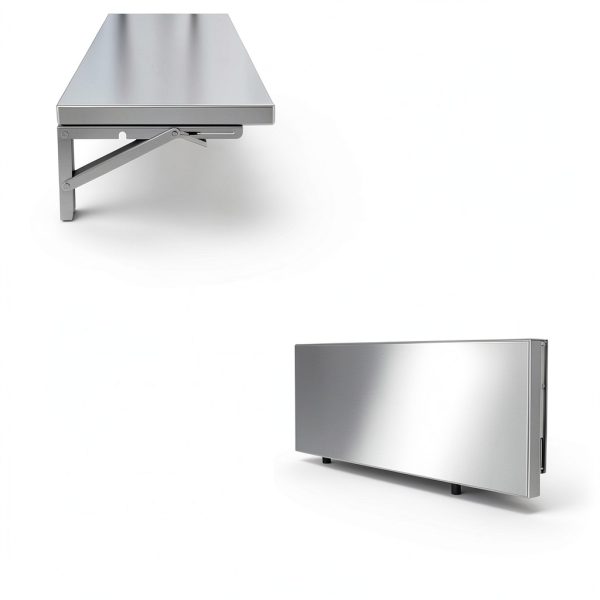 Folding Wall Shelf Lumclaw Stainless Steel Collapsible-3