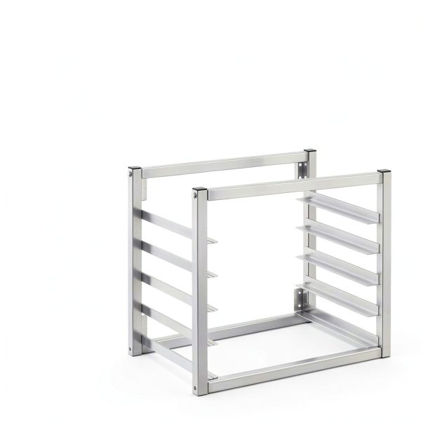 Blulu 5 Tier Sheet Pan Rack Aluminum Wall Mount Storage-1