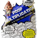 Professor Poop Times Tables Book Children Math Learning Aid-0