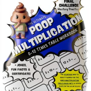 Professor Poop Times Tables Book Children Math Learning Aid-0