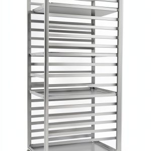 BIEAMA Aluminum Bakery Rack 20 Tier Commercial Storage Cover-0
