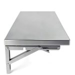 Folding Wall Shelf Lumclaw Stainless Steel Collapsible-0