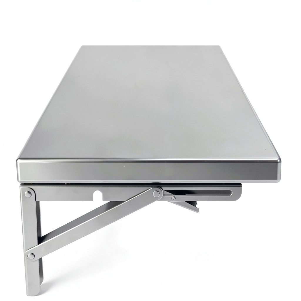 Installing Lumclaw Folding Wall Shelf on a kitchen wall with studs visible
