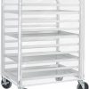 BIEAMA Aluminum Bakery Rack 10 Tier Commercial with Cover-0