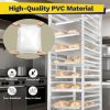 BIEAMA Aluminum Bakery Rack 10 Tier Commercial with Cover-5