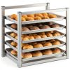 Blulu 5 Tier Sheet Pan Rack Aluminum Wall Mount Storage-0