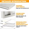 Sidasu Folding Shelf Stainless Steel Window Mount Modern-3