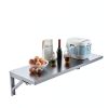 Folding Wall Shelf Lumclaw Stainless Steel Collapsible-1