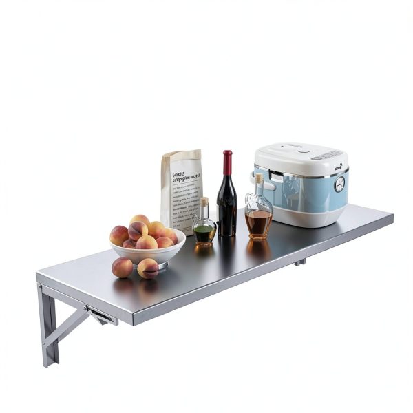 Folding Wall Shelf Lumclaw Stainless Steel Collapsible-1