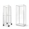 BIEAMA Aluminum Bakery Rack 20 Tier Commercial Storage Cover-1