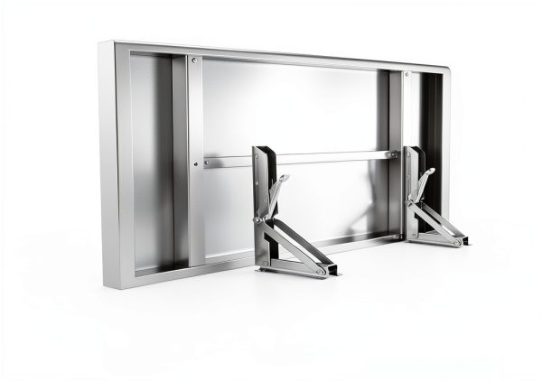 Sidasu Folding Shelf Stainless Steel Window Mount Utility-5