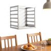 Blulu 5 Tier Sheet Pan Rack Aluminum Wall Mount Storage-4