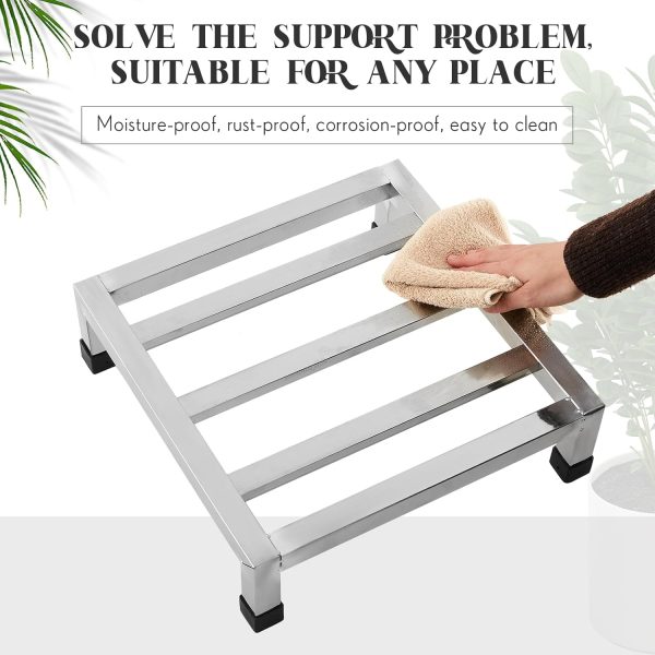 MorningRo Stainless Steel Shelves Heavy Duty Rust Proof-3