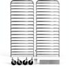 BIEAMA Aluminum Bakery Rack 20 Tier Commercial Storage Cover-6