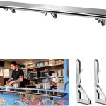Sidasu Folding Concession Shelf Wall Mount Stainless Steel-0