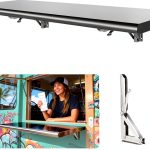 Sidasu Folding Shelf Stainless Steel Window Mount Utility-0