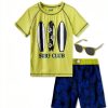Toddler Boys Swim Set Kiddo Rash Guard 4-1
