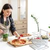 Zhehao 6 Tiered Pizza Rack and Pan Set-4