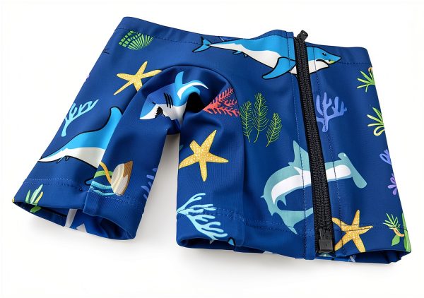 Baby Boy Rash Guard Swimwear AquaTots - UPF 50+ Quick-Dry One-Piece-5