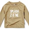 Gerber Boys Rash Guard Set with UPF 50+ Turtle Print Swim Trunks and-1