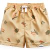 Gerber Boys Rash Guard Set with UPF 50+ Turtle Print Swim Trunks and-2