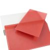 Dental Base Plate Wax Sheets Zhongrui Red Wax Non‑Shrink 20pcs-3