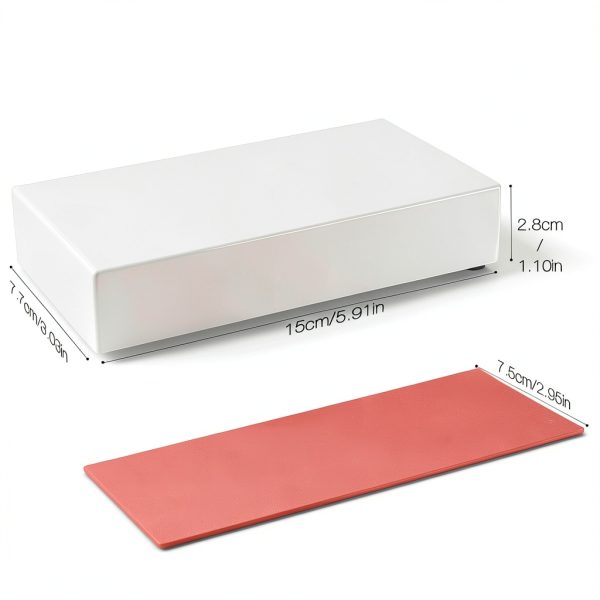 Dental Base Plate Wax Sheets Zhongrui Red Wax Non‑Shrink 20pcs-6