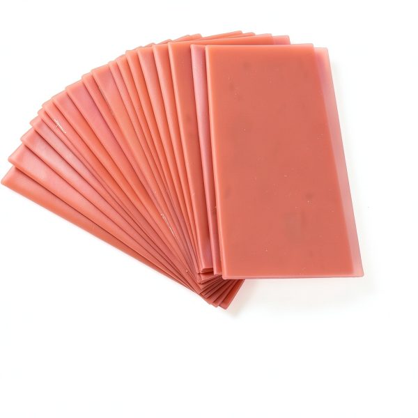 18pcs Red Dental Wax Sheets, Dental Base Plate Wax Red Dental Wax Dentist Auxiliary Material Dental Wax Sheet Supply Lab Dentist Auxiliary Material-5