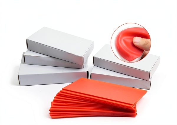 Base Plate Wax Orthodontic Dental Wax Sheets 18PCS, Pink Utility Bite Wax Denture Casting Wax Sheet Supply for Modelling|Filling|Lab Equipment - 12 Months Warranty-0