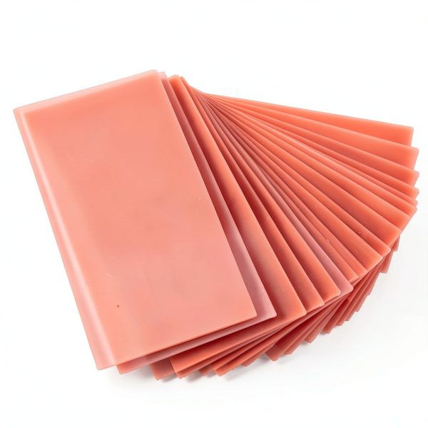 18pcs Red Dental Wax Sheets, Dental Base Plate Wax Red Dental Wax Dentist Auxiliary Material Dental Wax Sheet Supply Lab Dentist Auxiliary Material-8