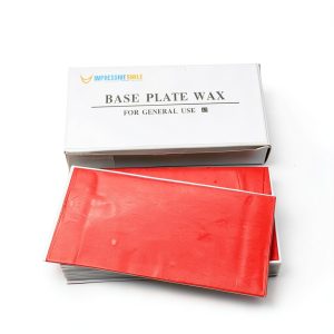Dental Base Plate Wax 18pcs Red - Impressive Smile Modeling, 1.3mm-0