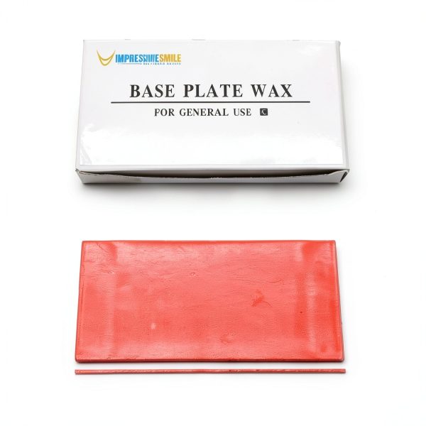 Dental Base Plate Wax 18pcs Red - Impressive Smile Modeling, 1.3mm-2