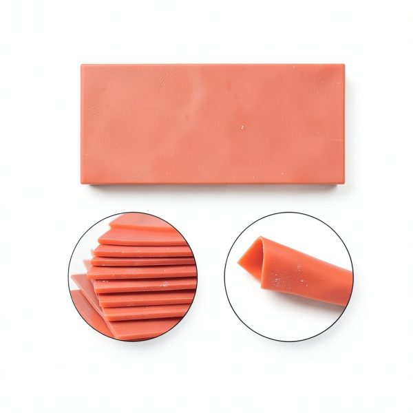 34 Pcs Dental Base Plate Wax Dental Wax Sheet Denture Molding Casting Material Laboratory Red Utility Wax Sheet Dental Auxiliary Material-2