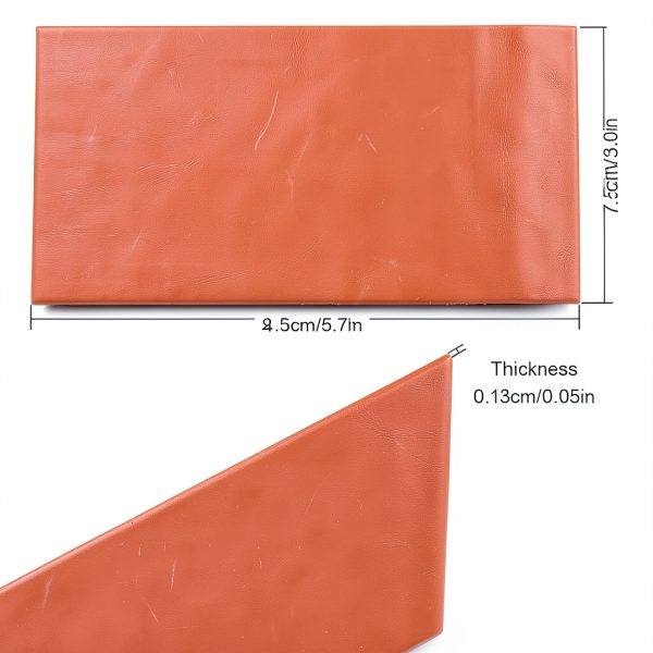 Dental Base Plate Wax Vocadok Red Modeling Wax 20 Sheets 5.7x3in-2