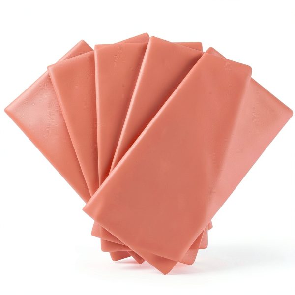 34 Pcs Dental Base Plate Wax Dental Wax Sheet Denture Molding Casting Material Laboratory Red Utility Wax Sheet Dental Auxiliary Material-1